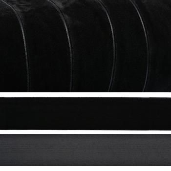 Лента бархатная эластичная 15 мм NVE0003-113 черный