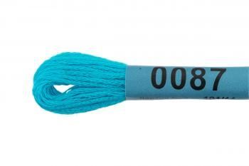 Нитки для вышивания Gamma мулине 8 м 0087 ярко-голубой