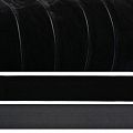 Лента бархатная эластичная 15 мм NVE0003-113 черный