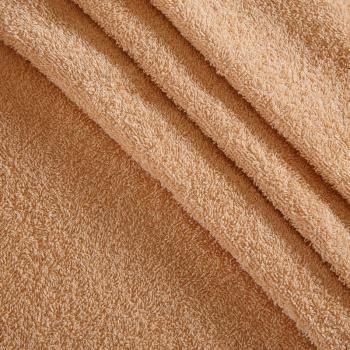 Полотно махровое 007-18361 карамельно-кремовый однотонный