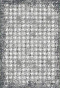 Ковер прямоугольный 240х340 см Woolknot Craft M422A серый/темно-серый