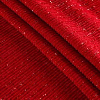 Твид шанель 052-15614 красный однотонный