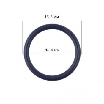 Кольцо для бюстгальтера ARTA.F 14 мм металл 2 шт 2831-061 темно-синий 