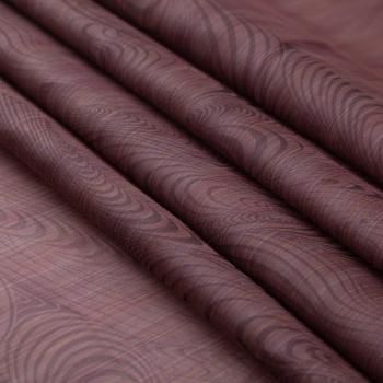 Органза шелковая (купон) 039-20211 ореховый принтованный