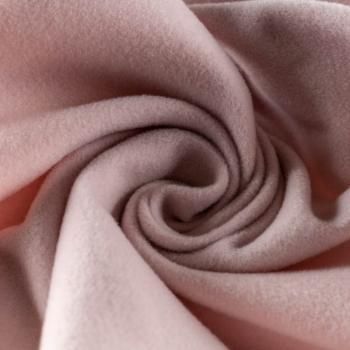 Ткань пальтовая К21-381 пепельно-розовый однотонный
