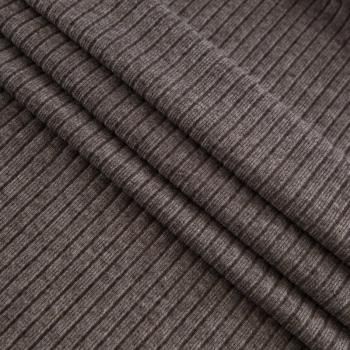 Трикотаж-лапша 056-15616 песочно-коричневый однотонный