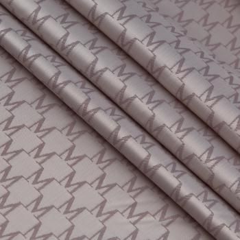 Ткань подкладочная 045-20861 серо-бежевый однотонный