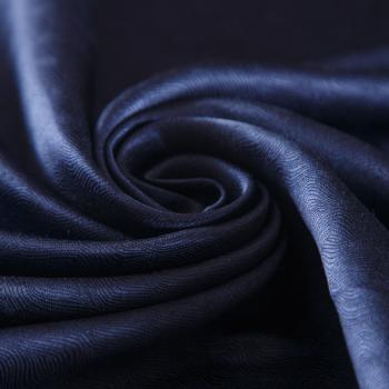 Шелк натуральный Armani 064-16288 темно-синий жаккардовый