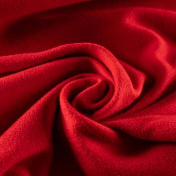 Ткань пальтовая К25-7931 рубиново-красный однотонный