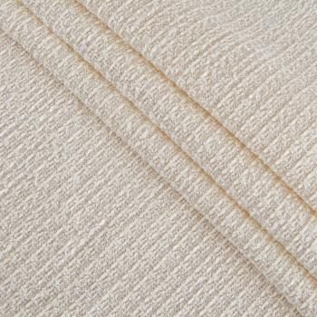 Твид шанель 052-15565 молочный однотонный