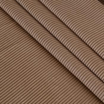 Вельвет стрейч 008-20017 бежевый однотонный