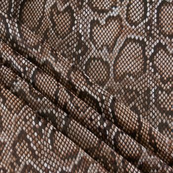 Экокожа на трикотажной основе 070-12014 коричневый