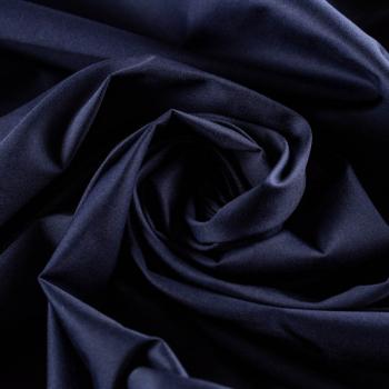 Ткань сорочечная Прима К10-004 темно-синий однотонный