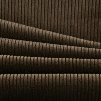 Вельвет стрейч 008-11895 коричневый однотонный