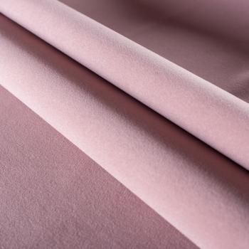 Ткань мебельная микрофлок 22-02-00763 пудрово-розовый однотонный