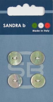 Пуговицы SANDRA 12.5 мм перламутр 4 шт CARD031 натуральный