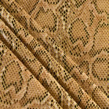 Экокожа на трикотажной основе 070-12018 желтый