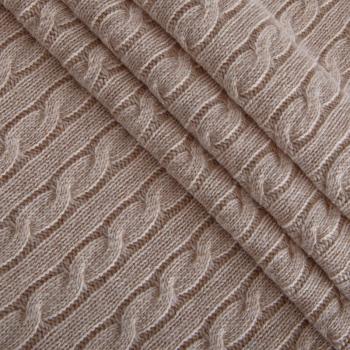 Трикотаж вязаный 056-16672 светло-бежевый