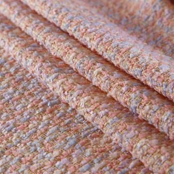 Твид шанель 052-15606 фиолетово-розовый мультиколор