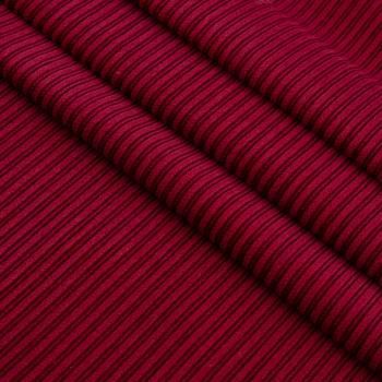 Вельвет 008-19975 бордовый однотонный