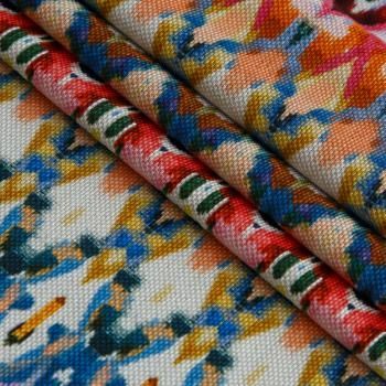 Трикотаж пике 056-15060 мультиколор