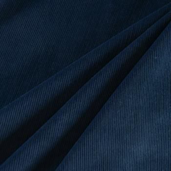 Микровельвет стрейч 008-12094 синий однотонный