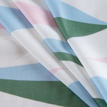 Креп вискозный 026-16551 белый/мультиколор