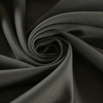 Ткань костюмная 025-12003 темный хаки однотонный