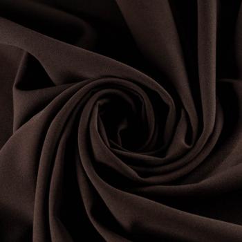 Ткань костюмно-плательная К33-120 шоколадно-коричневый однотонный
