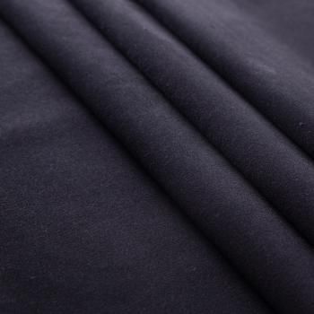 Бархат хлопковый 002-19955 черный однотонный