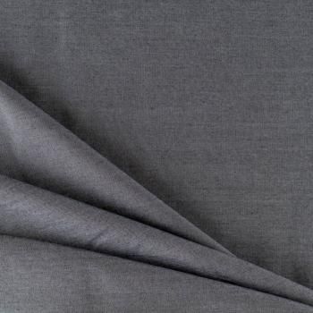Ткань рубашечная стрейч К19-867 серый однотонный