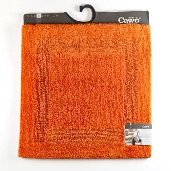 Коврик для ванной комнаты 60х60 см CAWO UNI 1000-323 оранжевый