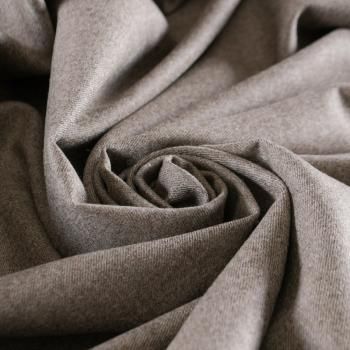 Ткань костюмная 025-12055 серо-бежевый однотонный