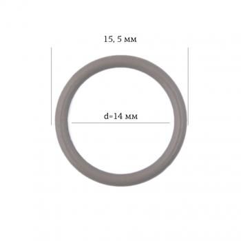 Кольцо для бюстгальтера ARTA.F 14 мм металл 2 шт 2831-1645 шиншилла 