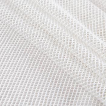 Сетка хлопковая 050-17689 белый однотонный