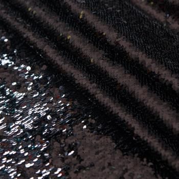 Пайетки на сетке дублированные Dolce & Gabbana 055-16519 черный глянец