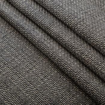 Шерсть дублированная Yves Saint Laurent 066-16255 черно-белый