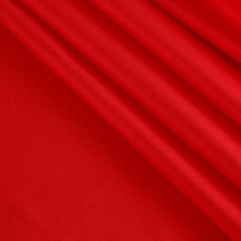 Поплин стрейч 063-16973 морковно-красный однотонный