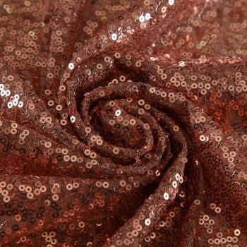 Пайетки на сетке 055-19009 медный