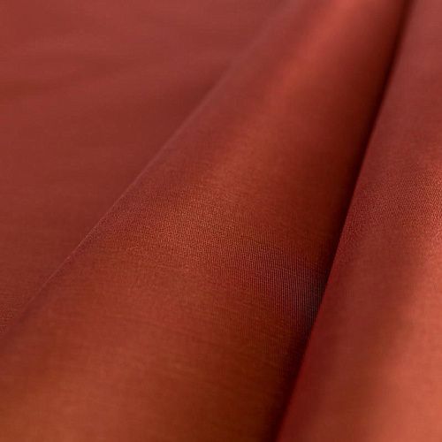 Ткань портьерная тафта h-290 см Т144-02-33 медно-коричневый однотонный