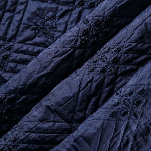 Ткань курточная 033-04112 темно-синий однотонный