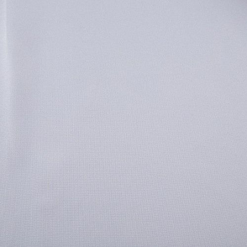 Ткань портьерная негорючая габардин 16-02-13734 белый однотонный