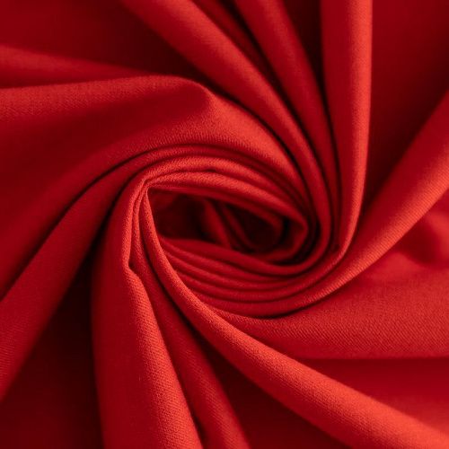Ткань костюмная К33-419 красный однотонный