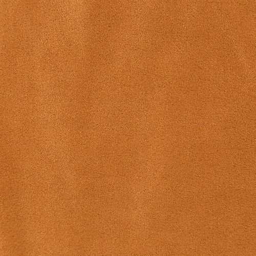 Замша искусственная 018-06135 рыжевато-коричневый однотонный