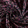Твил-штапель 069-04626 черный принтованный