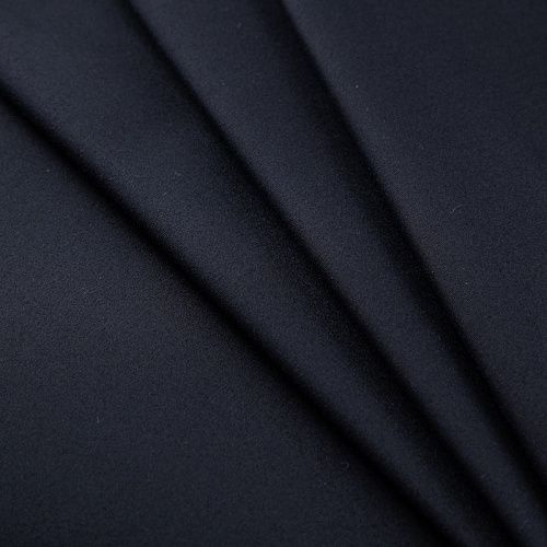 Коттон стрейч 063-20189 черный однотонный