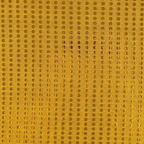 Пайетки на трикотаже К33-1013 желтый с золотом