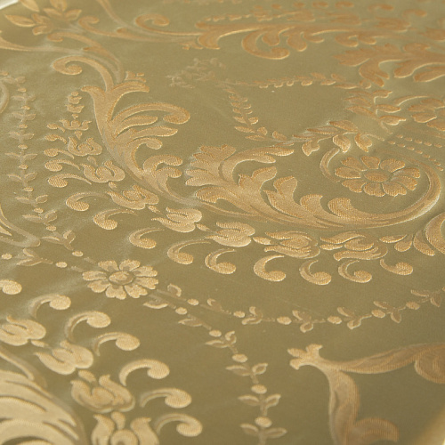 Ткань портьерная шелк Т274-02-17 золото