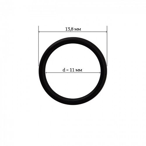 Кольцо для бюстгалтера ARTA.F 11 мм металл 2 шт 2830-170 черный 