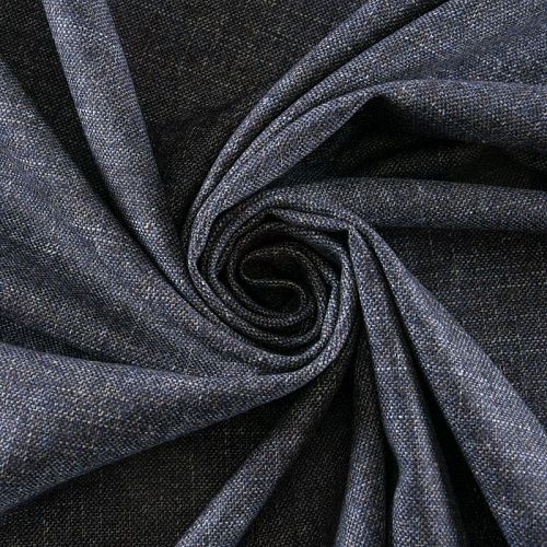 Ткань костюмная 025-11998 темно-синий деним однотонный